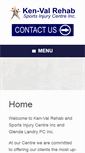 Mobile Screenshot of kenvalrehab.com